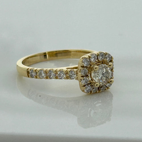 18k 1 carat Diamond engagement ring