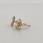 FLOWER DIAMOND EARRINGS