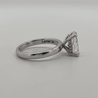 2.11 Radiant cut engagement ring