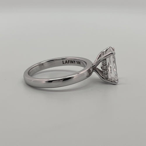 2.11 Radiant cut engagement ring