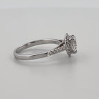 1 CT. HEART SHAPE D-VVS2 ENGAGEMENT RING